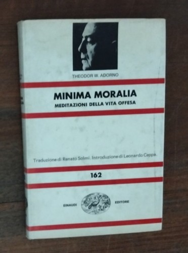 Theodor adorno minima - theodor, ,