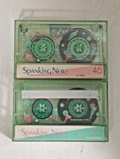 Lotto 2x DENON SPANKING NEW 46 60 musicassette vergini cassette tape vintage