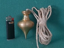 VECCHIO FILO A PIOMBO IN OTTONE PIENO 300 GRAMMI FONDO MAGAZZINO VINTAGE. CA80