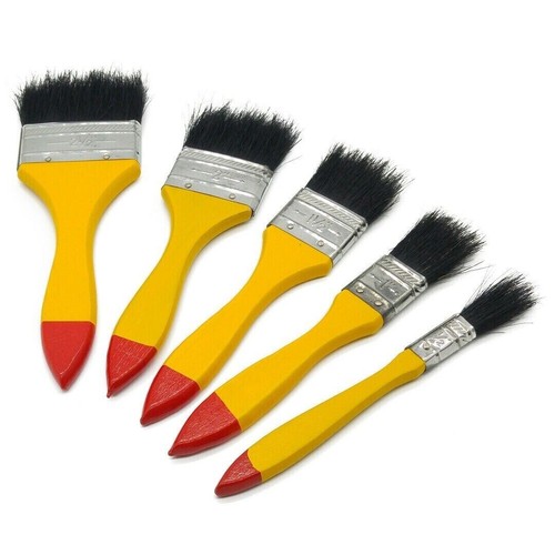Pennelli manico legno set - in,