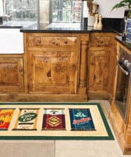 Passatoie cucina lavabili anti-scivolo Tappeti disegni moderni floreali pop-art