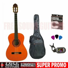 DE SALVOCHITARRA CLASSICA 4/4 KIT  BORSA + ACCORDATORE + CORDE + OTTIMA QUALITÀ