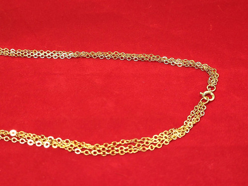 Collana catena vintage - , triplo