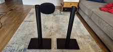 TEUFEL K&M 2x piedini da appoggio AC 7001 SP, verniciato nero, in metallo
