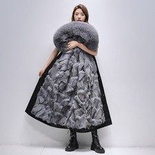 Parka soprabito lungo sopra il