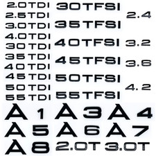 Adesivo 3D ABS TFSI TDI per A1