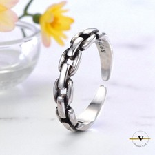 ANELLO UOMO DONNA IN ARGENTO 925 RODIATO INTRECCIATO VINCENT PAUL