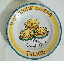 I155219 Piatto del buon ricordo - Ristorante Chiesa - Trento 2001