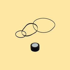 Cinghia Rullo di Pressione = Kit 1 per Pioneer CT-200 Cassette Deck