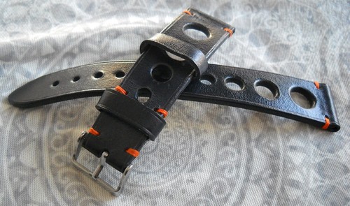 Handmade watch strap racing - handmade,