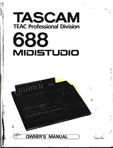 Manuale dell utente per tascam - manuale,