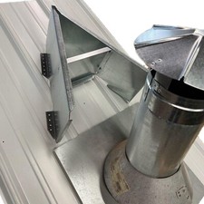 Grande Cuneo Neve-14" Largo, Protezione Tubo Tetto, Protezione Ghiaccio Neve, Spacca Neve