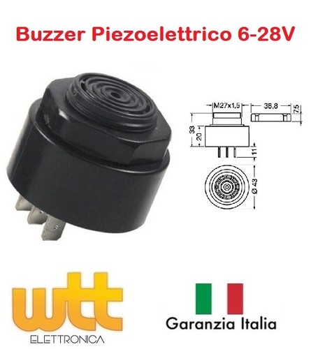 Buzzer cicalino 28v - buzzer,