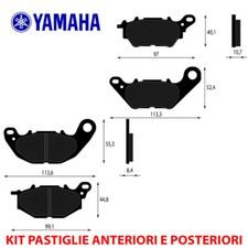Kit pastiglie freno anteriori - kit,