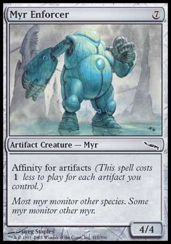 Myr enforcer mirrodin - enforcer,