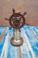 Timoneria In Ottone E Legno