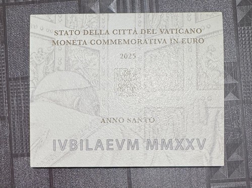 Euro vaticano fdc 2025 - 2,