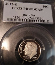 2012-S SET NASCITA PCGS PR70