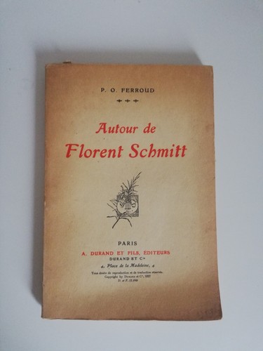 Autour florent schmitt po - autour,