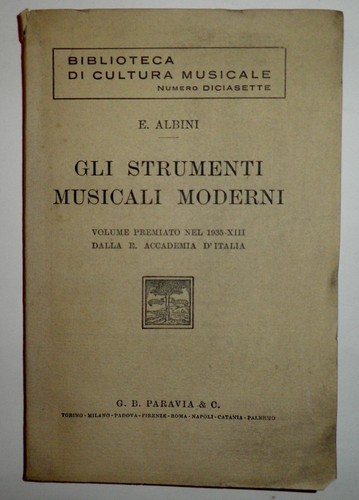 Eugenio albini gli strumenti - albini,,