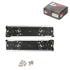 2X Supporto Targa In Acciaio