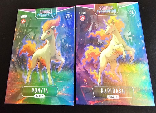 Lotto ponyta rapidash - ponyta, x