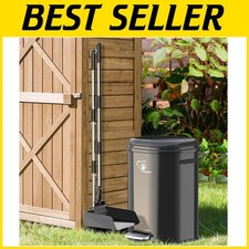 Pattumiera per cacca di cane con set paletta