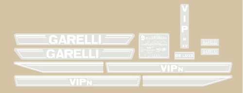 Adesivi garelli vip 4v - adesivi,