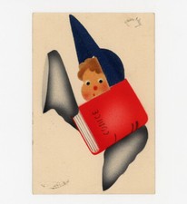 Cartolina Marandolani Studente Legge Università Panno Lenci Viaggiata 1942