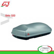 BOX BAULE PORTABAGAGLI TETTO AUTO G3 MOD. SIRIO 320 - 240 LT - 22.160 Fiat Panda