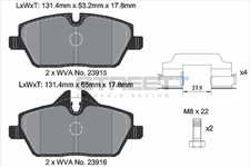 Pastiglie Freni MINI MINI