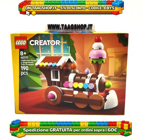 Lego 40777 ornamento treno - lego, di