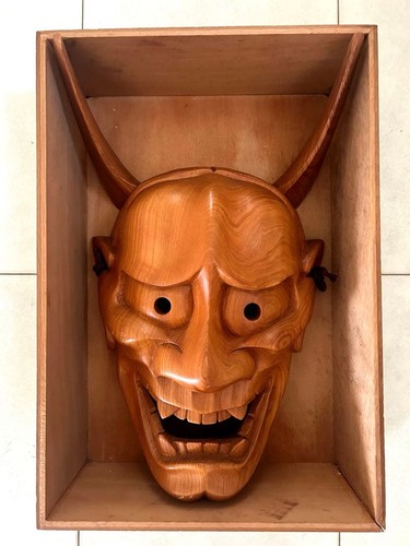 Maschera hannya legno oni - in,