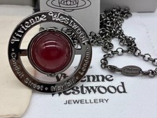 Collana Vivienne Westwood grande sfera collana rosso scuro r 4,3 cm N6317