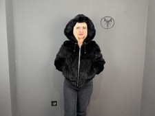 Bomber pelliccia visone colore