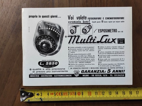Pubblicità vintage 1959