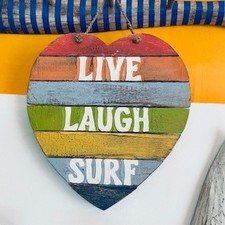 Cuore in legno cartello