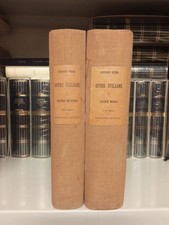 GIORDANO BRUNO Opere Italiane Dialoghi Metafisici - Dialoghi Morali Laterza 2 VV