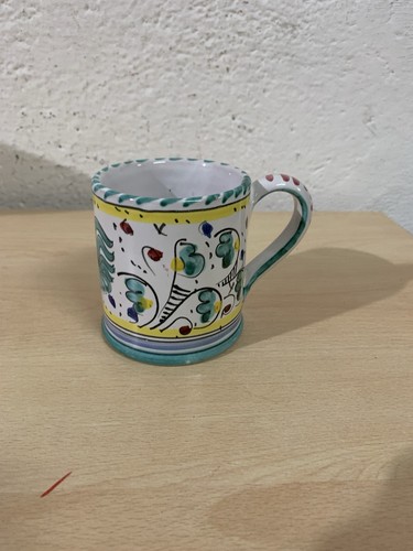 Tazza deruta gallo ceramica - deruta,