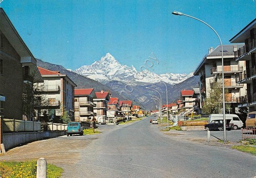 Cartolina paesana via crissolo - paesana,
