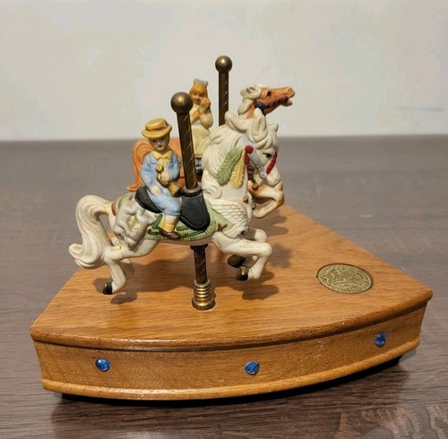 American carousel horse - american, music