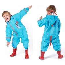 Drago Blu Tuta Intera Pioggia
