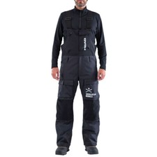 Head Race Squadra Pantaloni Sci Uomo Snowboard Latz-Schneehose Ski-Latzhose Nero