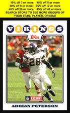 Carte Calcio Minnesota Vikings