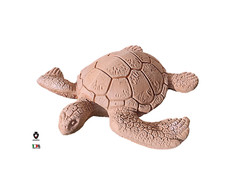 Tartaruga di mare statuina in terracotta animali da giardino statua da esterno