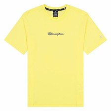 Maglia Sportiva a Maniche Corte Champion Crewneck M Giallo