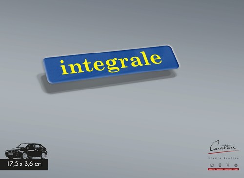 Targhetta resinata integrale - resinata,