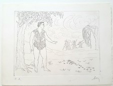 Incisione all'acquaforte di