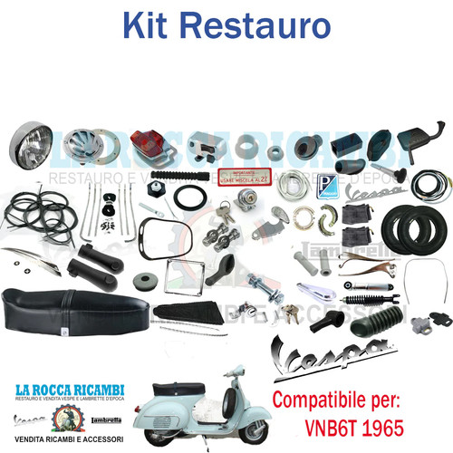 Kit restauro vespa vnb6t - restauro, 1965