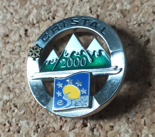 Insigne broche esf cristal - insigne,